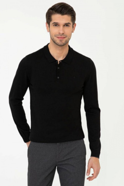 Karpier Markalar  Black Casual Sweater