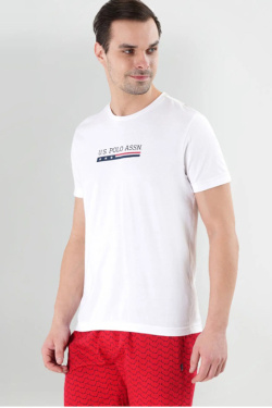 Karpier Markalar  Round neck White T-shirt