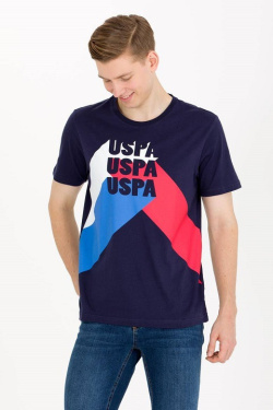 Karpier Markalar  Round neck Dark blue T-shirt