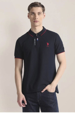 Karpier Markalar  polo neck Blue T-shirt