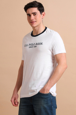 Karpier Markalar  Round neck White T-shirt