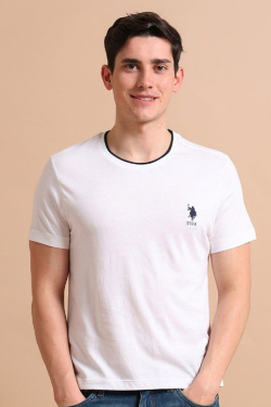 Karpier Markalar  Round neck White T-shirt