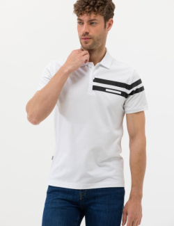 Karpier Markalar  polo neck White Casual T-shirt